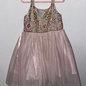 Gold & Pink dress